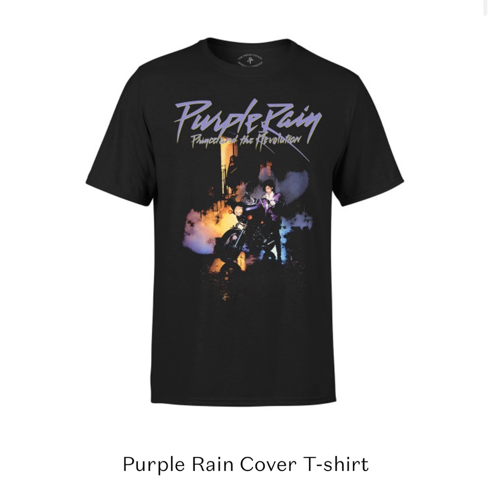 NWOT The Prince Estate Officially Approved Purple Rain Tee | Sz MED